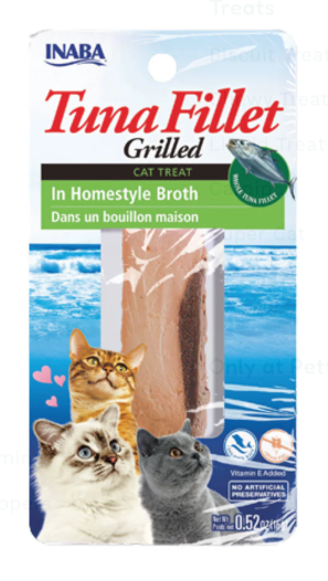Inaba - Cat Treats - Tuna Fillet - 15 gm - Homestyle