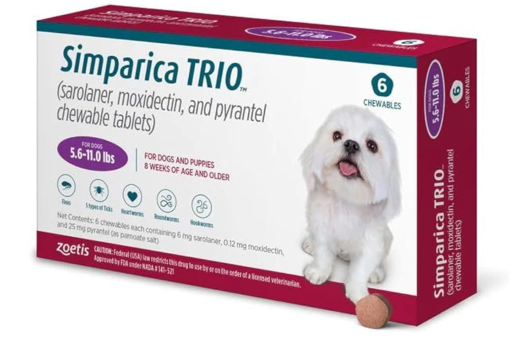 SIMPARICA TRIO 2.5K : 5K