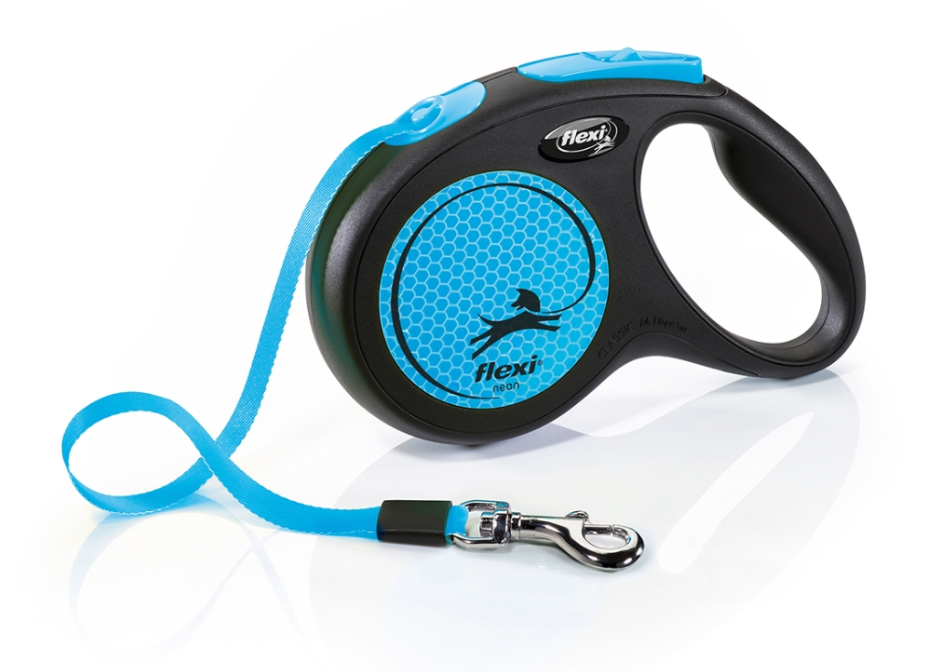 Flexi - New Neon - S - 5M Tape 15 Kg - Blue