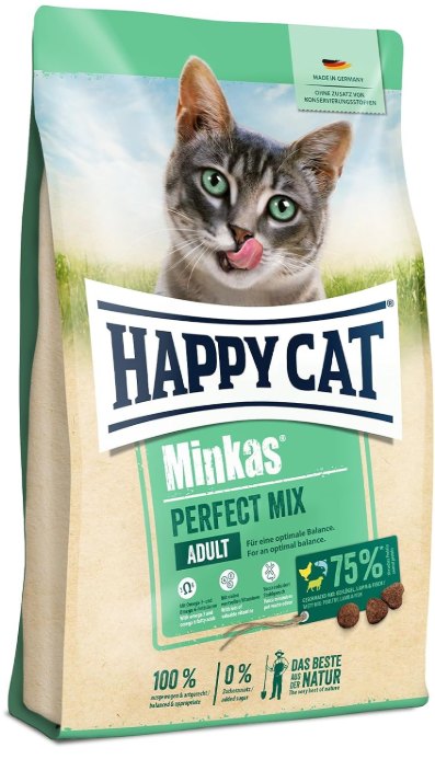 Happy Cat - Dry Food - For Adult Cats - 1.5 kg - Minkas - Perfect Mix