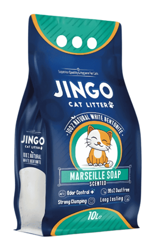 Cat litter Jingo CAT White cat litter Marseille Soap 10 L