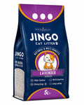 Cat litter Jingo CAT White cat litter Lavender 5 L