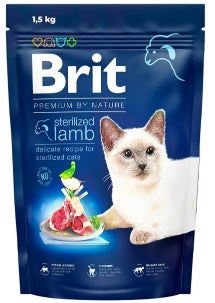 Brit - Dry Food - For Cats - 1.5 kg - Sterilized - Lamb