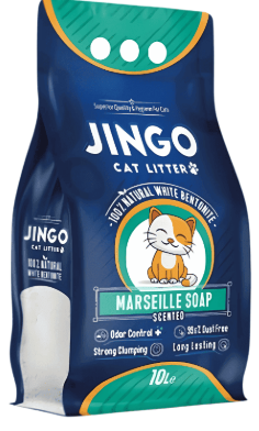 Cat litter Jingo CAT White cat litter Marseille Soap 5 L