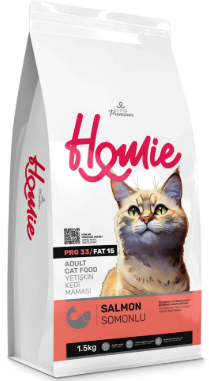 Homie - Dry Food - Super Premium - For Adult Cats - 1.5 kg - Salmon
