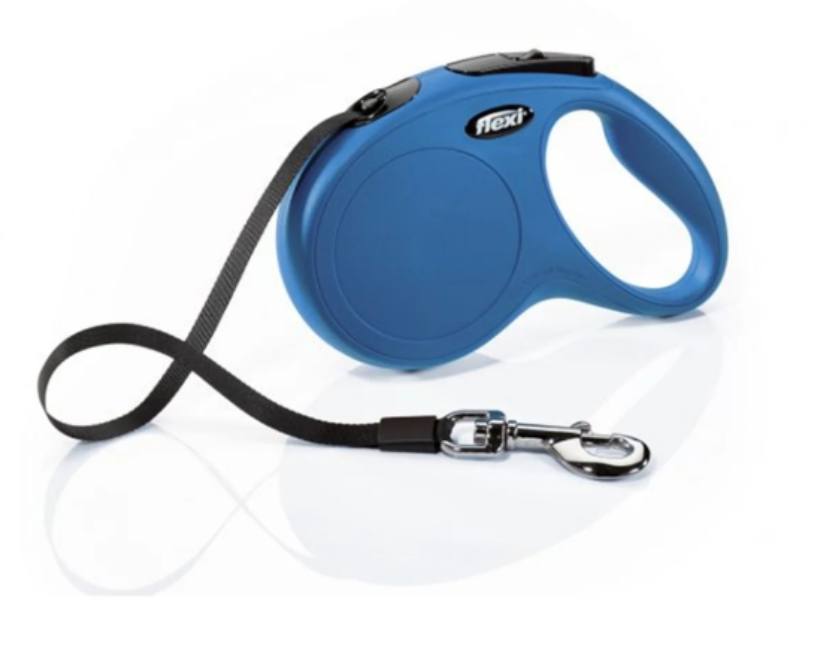 Flexi - New Classic - S - 5M Tape 15 Kg - Blue