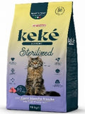 KeKe - Dry Food - For Adult Cats - 10 kg - Sterilised