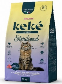 KeKe - Dry Food - For Adult Cats - 10 kg - Sterilised