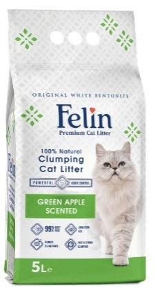 Cat litter Felin CAT White cat litter Apple 5 L