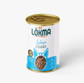 Lokma Chunks Can Food For Adult Cat - Salmon 400 GM 
