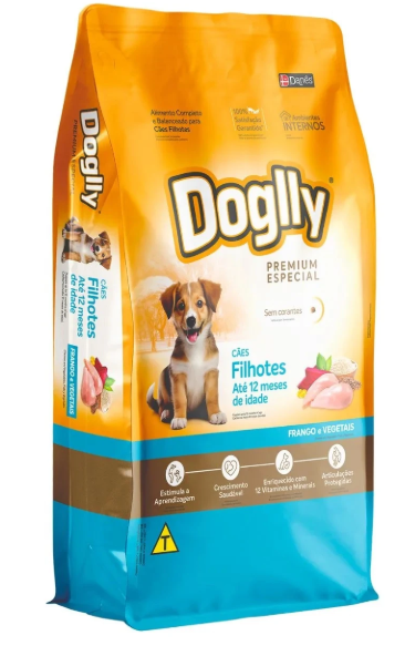 Doglly - Dry Food - For Puppy - 10 Kg - Chicken & Vegetables