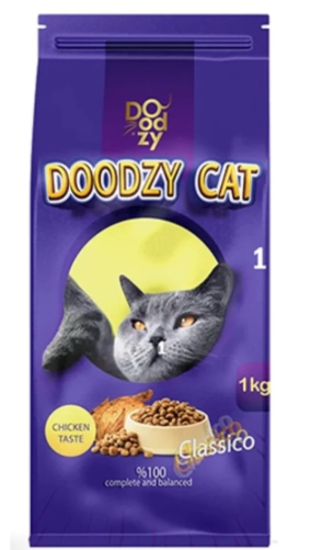 Doodzy - Dry Food - For Adult Cats - 1 kg - Chicken
