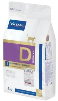 Virbac - Dry Food - For Cats - 3 kg - Dermatology Support
