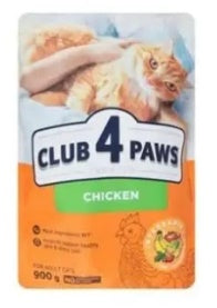 Club 4 Paws - Dry Food - For Adult Cats - 900 gm - Chicken