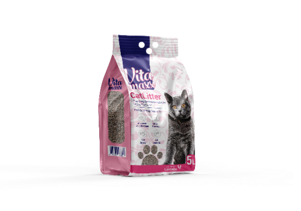 Cat litter Vita maxx CAT Brown Sand Clumping 5 L Lavender