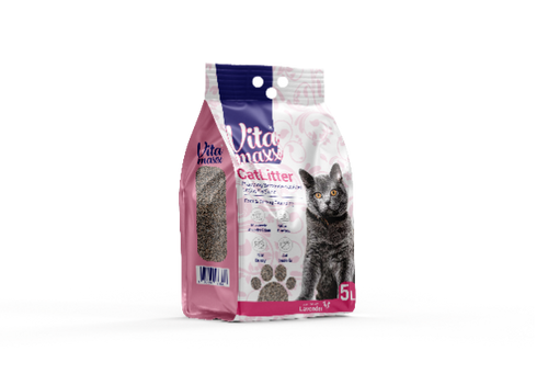 Cat litter Vita maxx CAT Brown Sand Clumping 5 L Lavender