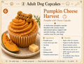Pumpkin Cheese Harvest Pumpkin with Cheese Cupcake