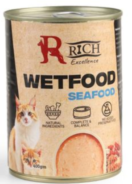 Rich Excellence Cans Wet Food Cat 400G - Seafood