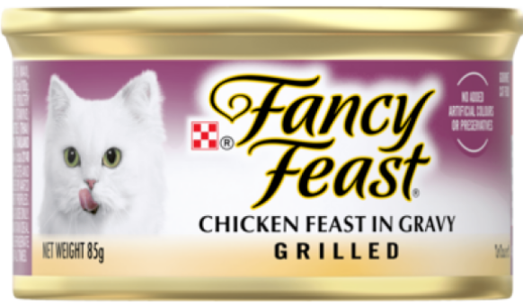 Purina - Fancy Feast - Can 85 gm - For Adult Cats - Chicken