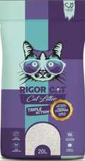Cat litter Rigor CAT White Cat Litter Lavender 20 L