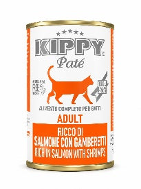 kippy cans cats salmon & shrimp 400gm
