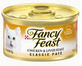 Purina - Fancy Feast - Can 85 gm - For Adult Cats - Chicken & Liver