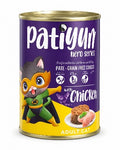 Wet Food Patiyum cat  Patiyum Hero Series Cat Can Food Pate Chicken for Adult Cats 400 g 