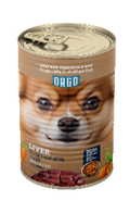 Wet Food orgo dog  Orgo Can Food For Dog Liver With Veg & Soup 400 GM - 6 PCS / Packet