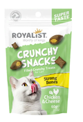 Royalist - Cat Treat - Craunchy Snacks - Strong Bones - Pouch 60 gm - Chicken & Cgeese