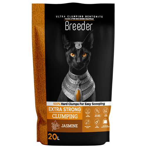 Cat litter Breeder CAT Brown Sand Clumping 20 L Jasmine