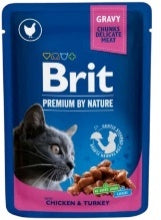 Brit - Premium - Cats Food - Pouch 100 gm - Sterilized - Chicken & Turkey