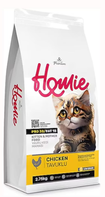 Homie - Dry Food - Super Premium - For Kitten & Mother Cats - 2.75 kg - Chicken