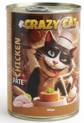 Wet Food Crazy Cat cat  Crazy Cat Can Food Pate Chicken 400 g 