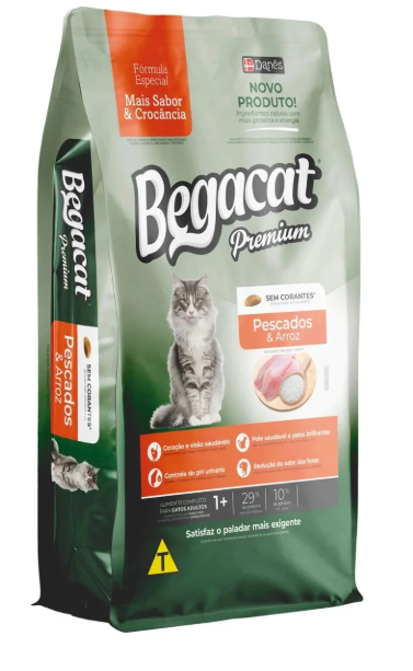 Begacat - Dry Fod - For Adult Cats - 7 Kg - Fish
