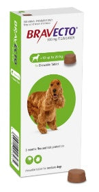 Bravecto - Dogs Healthy - 10KG : 20KG - (500MG )
