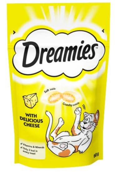 Dreamies - adult cat -cheese - 60 gm 