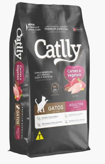 Catlly - Dry Fod - For Adult Cats - 1 Kg - Meat & Vegetables