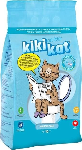 KiKi Kat - Cat Litter - Mountain Fresh- 5 L