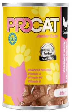 Procat - Can 415 gm - Kittens Cats - Chicken