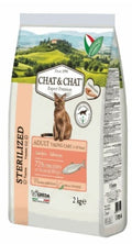 CHAT & CHAT - For Adult Cats - 2 kg - Sterilized - Salmon pct
