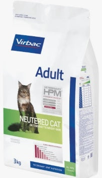 Virbac - Dry Food - For Cats - 3 kg - Neutered & Entire