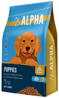 Alpha - Dry Food - For Puppy Dogs - 20 kg - Beef
