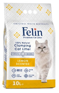 Cat litter Felin CAT White Cat Litter Lemon10 L