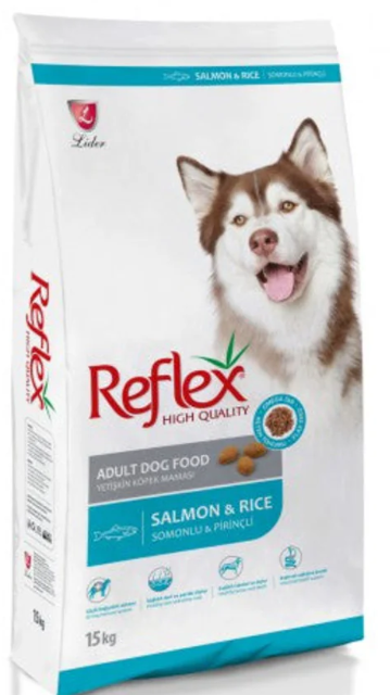 Reflex - Dry Food - For Adult Dogs  - 15 kg - Salmon