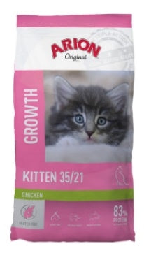 Arion - Dry Food - For Kitten Cats - 2 kg - chicken