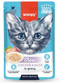 Wanpy - Cat Treat - Kitten - Pouch 70 gm - With Chicken & Duck