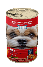 Wet Food orgo dog  Orgo Can Food For Dog Beef With Veg & Soup 400 GM 