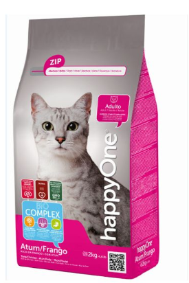 HappyOne - Dry Food - For Adult Cats - 2 kg - Chicken & Tuna