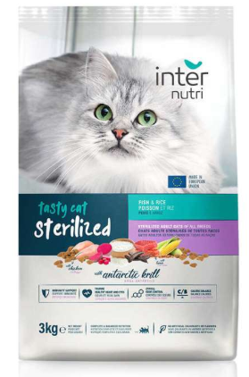 Internutri - Dry Food - For Adult Cats - 3 kg - Sterilized - Tuna