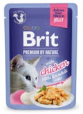 Brit - Cats Food - Pouch 85 gm - Delicate Meat - With Chicken